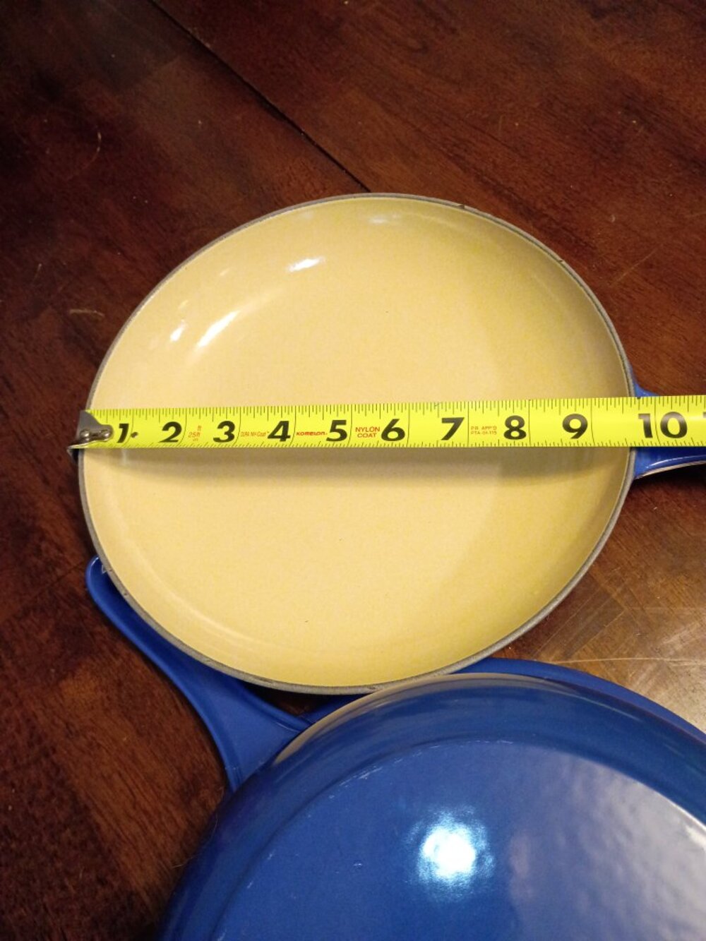 Vintage Le Creuset Multifunction Pan 26 Cobalt Cast Iron 2-Piece Set - Picture 4 of 4